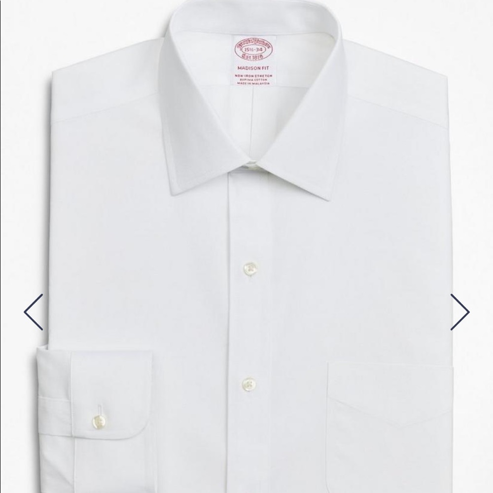 White Brooks Brothers button down EUC